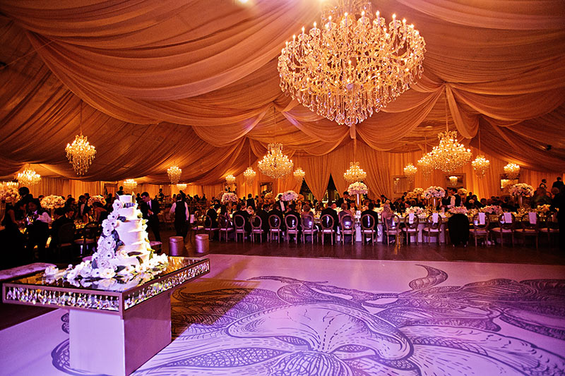 We create custom event tents much like this one that will make your wedding or event more than memorable.