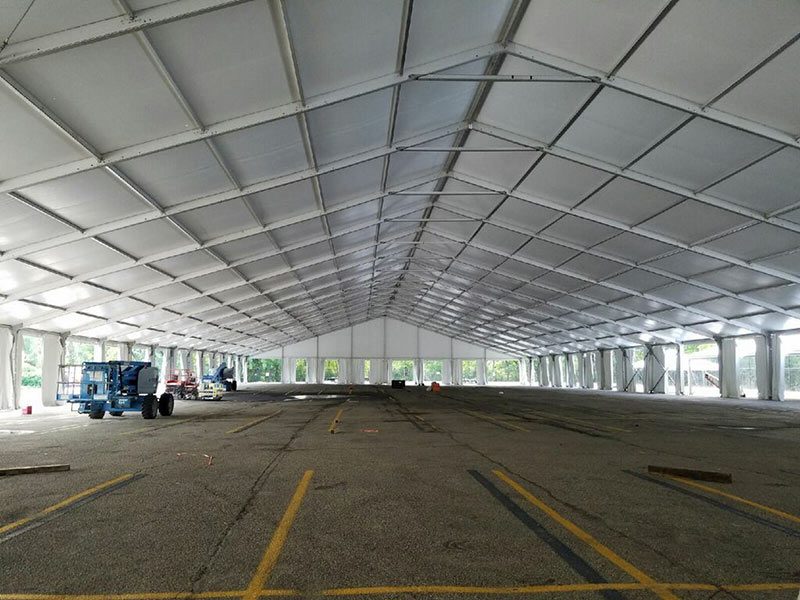 Inside look of how our tent manufacturer venues are set up.