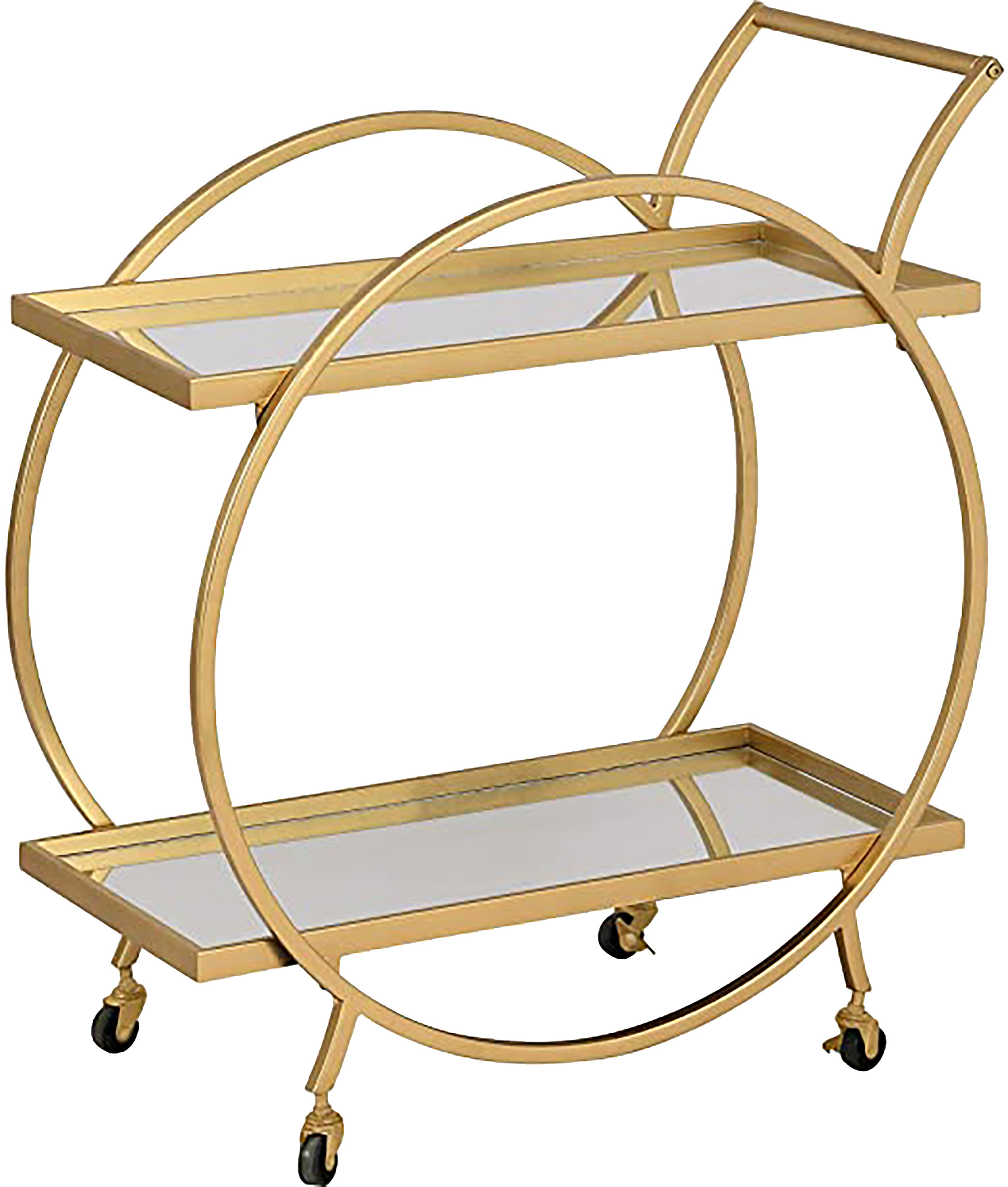 Gold Odessa Bar Cart